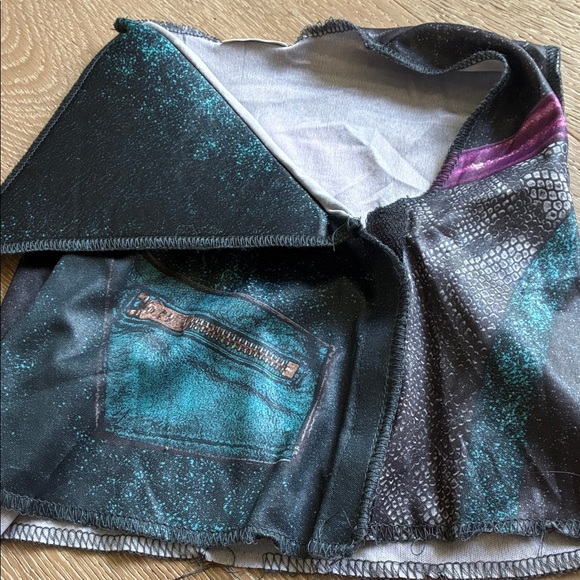 Descendants Mal Purple and Black Costume Jumpsuit with vest - Picture 2 of 8